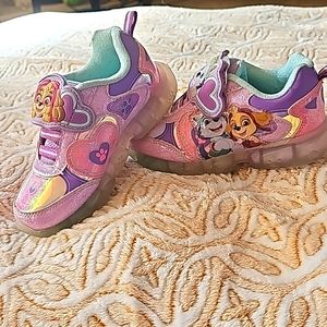 Light up Paw patrol shoes